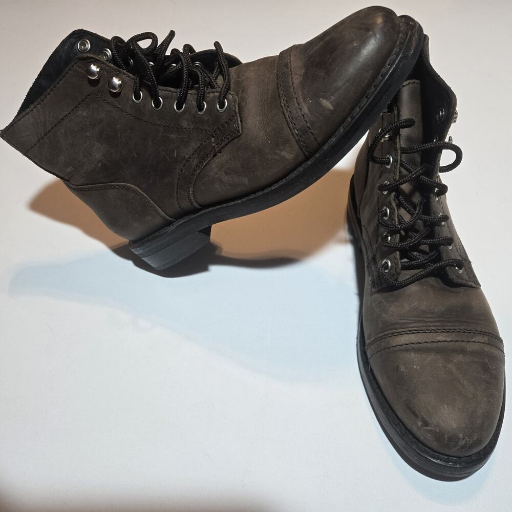 Thursday Boot Co Captain Brown Leather Boots Men's 7 Women's 8.5-9 Goodyear Welt